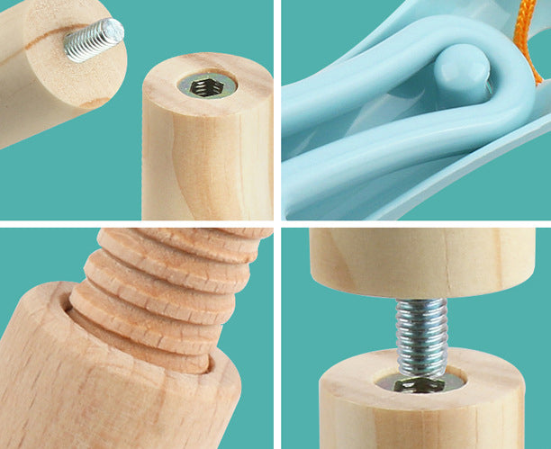 JUEGO DE LIMPIEZA DE MADERA PARA NIÑOS MONTESSORI