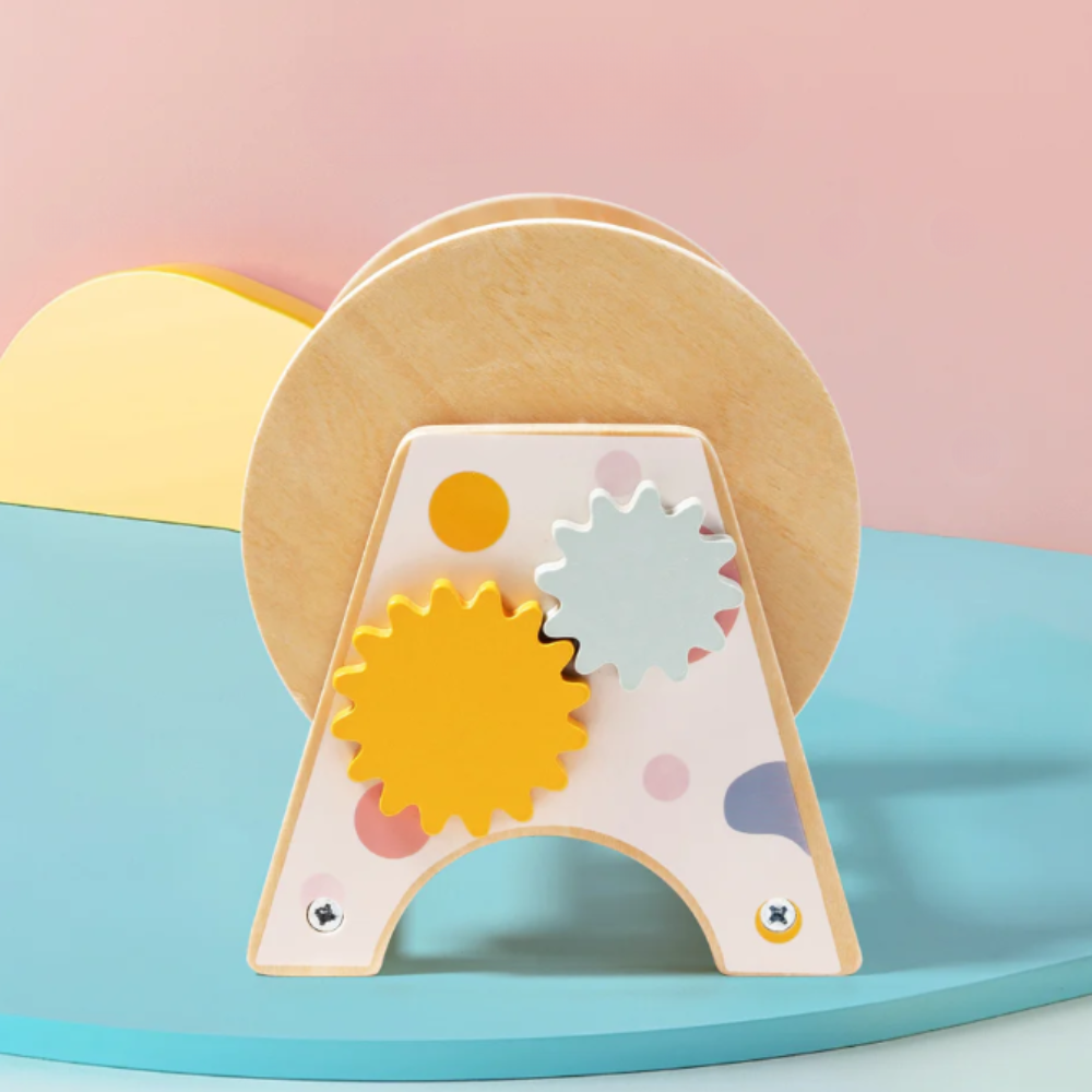 JUGUETE MONTESSORI 3 EN 1 GIRATORIO DE MADERA PARA BEBÉS