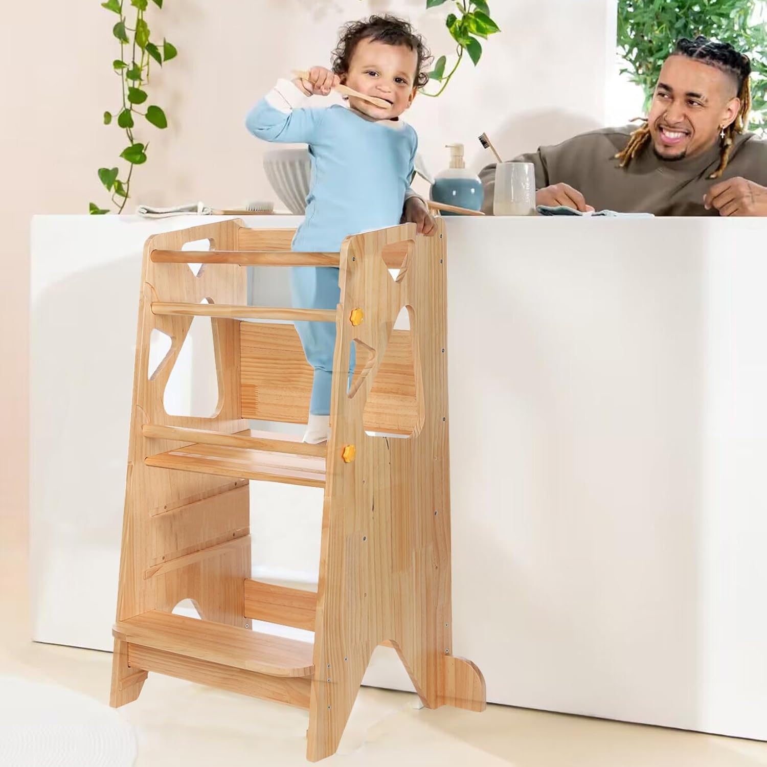 TORRE DE APRENDIZAJE PARA NIÑOS PEQUEÑOS WOODEN