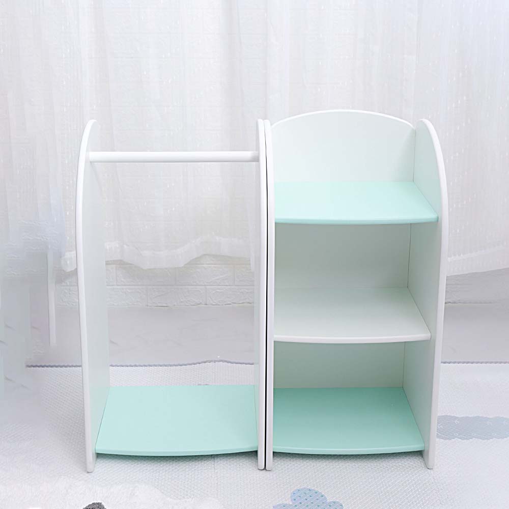 GUARDAROPA + GABINETE PARA ALMACENAMIENTO DE NIÑOS MONTESSORI