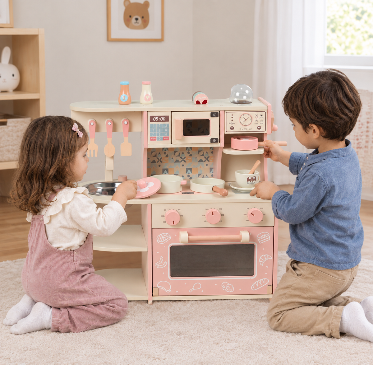 JUEGO DE COCINAS PARA NIÑAS CON UTENSILIOS