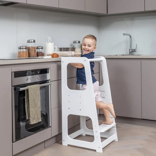 TORRE DE APRENDIZAJE PARA NIÑOS PEQUEÑOS WHITE