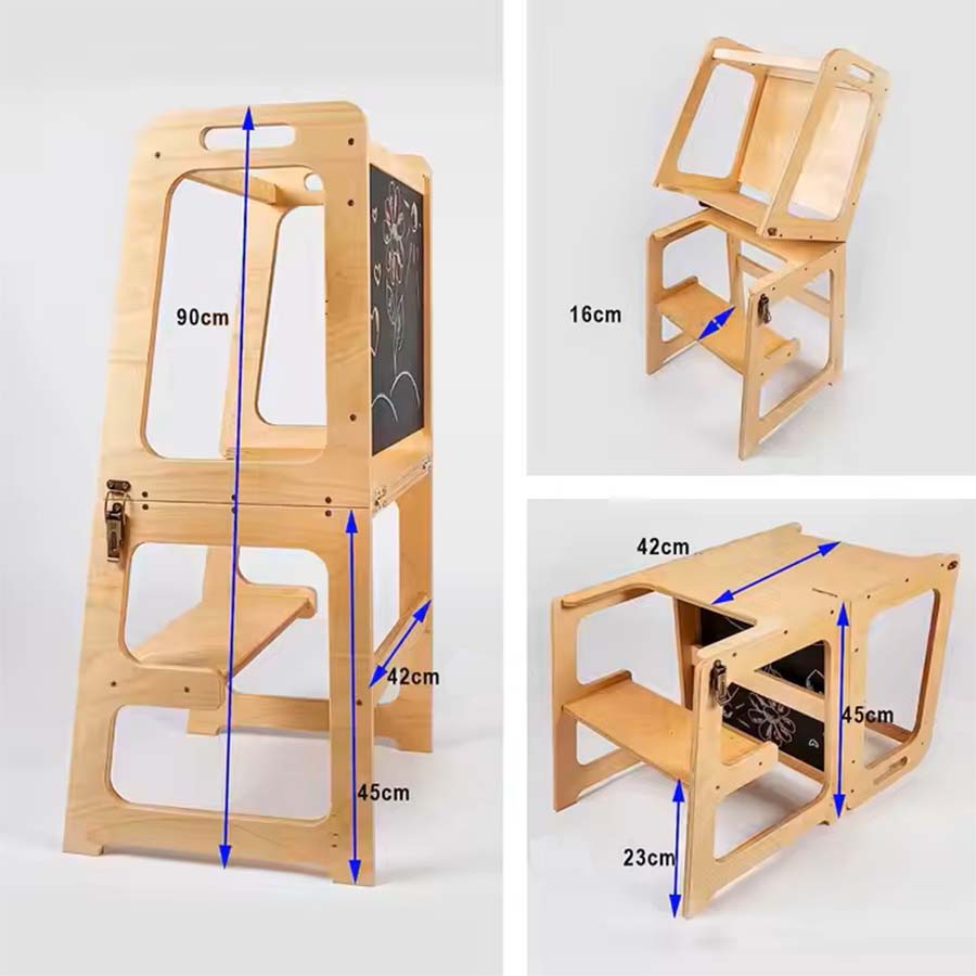 TORRE DE APRENDIZAJE 3 EN 1 PARA NIÑOS