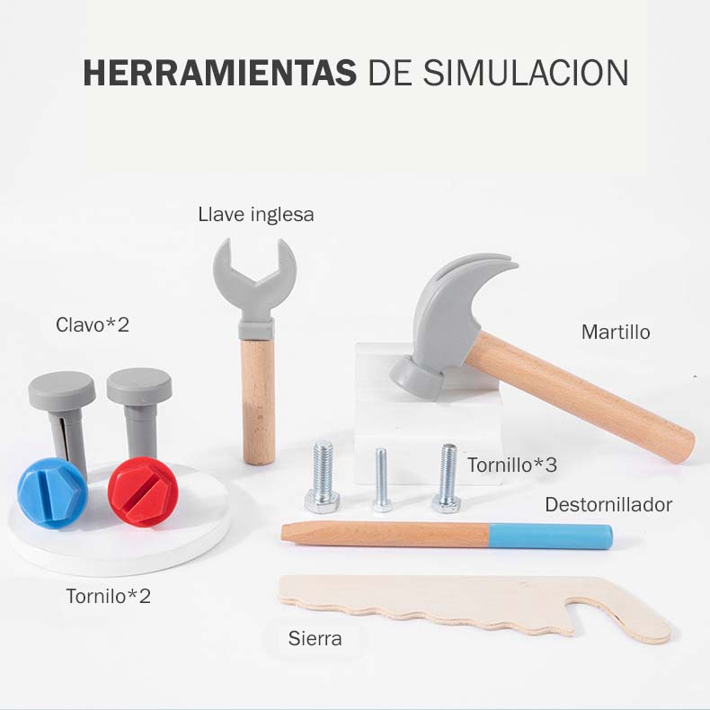 SET DE CARPINTERIA PARA NIÑOS