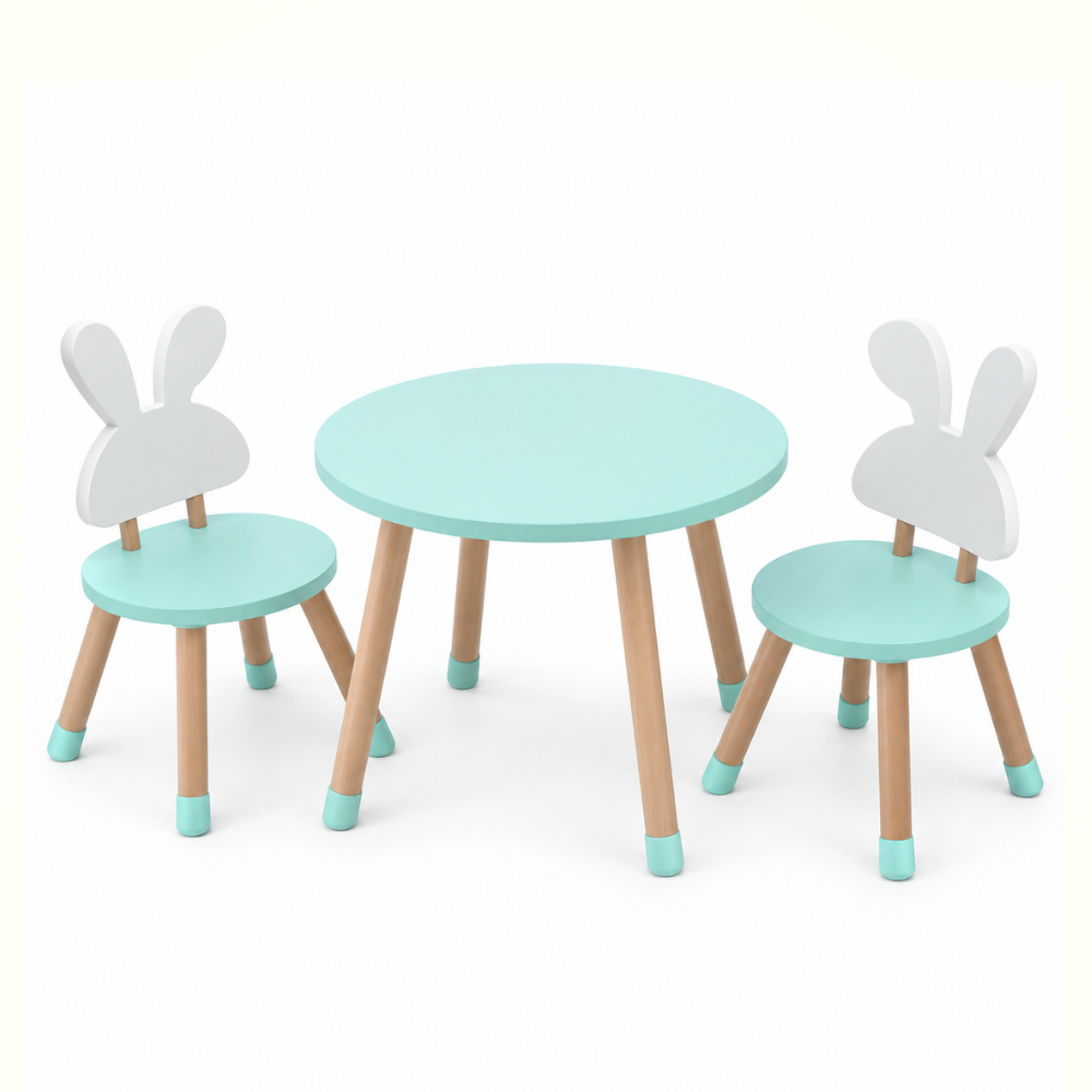 SET DE MESA & SILLAS EDUCACIONAL acqua