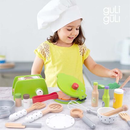 JUGUETE DE UTENSILIOS DE COCINA PARA NIÑAS MONTESSORI