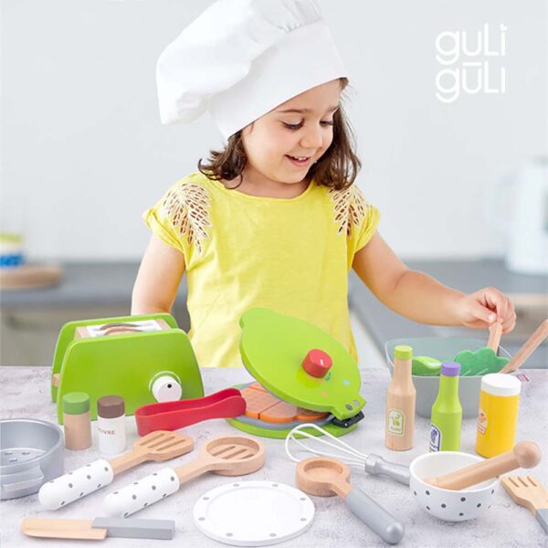 JUGUETE DE UTENSILIOS DE COCINA PARA NIÑAS MONTESSORI