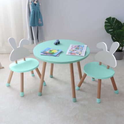 SET DE MESA & SILLAS EDUCACIONAL acqua