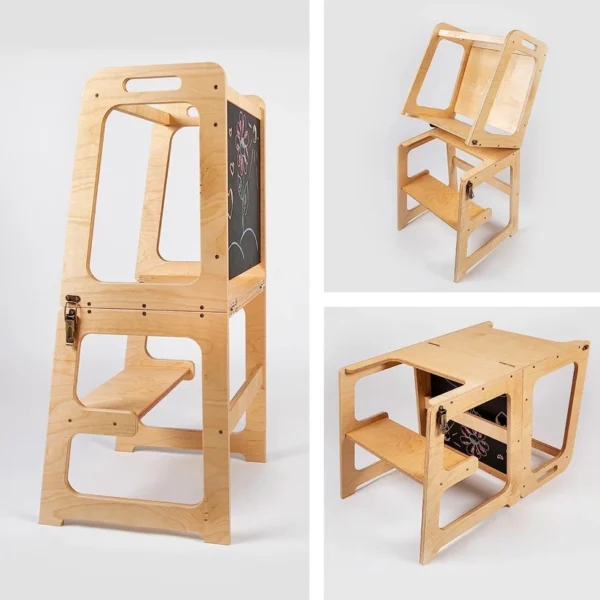 TORRE DE APRENDIZAJE 3 EN 1 PARA NIÑOS